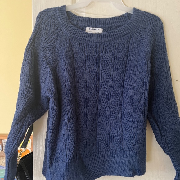 Old Navy XS petite blue sweater - Picture 2 of 2